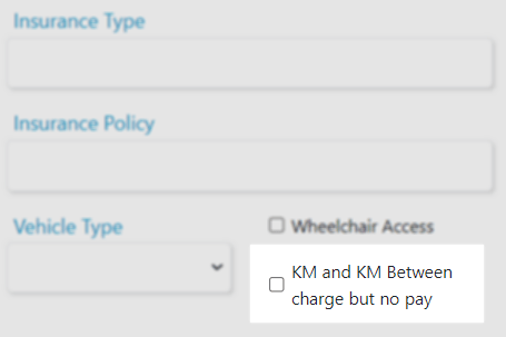 Company car KM settings