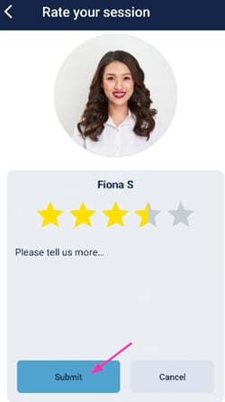 Star rating and comments form