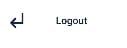 Logout button