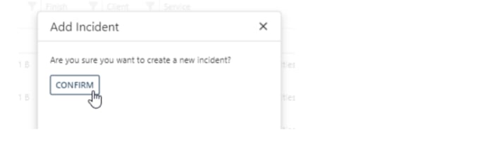 Add incident form