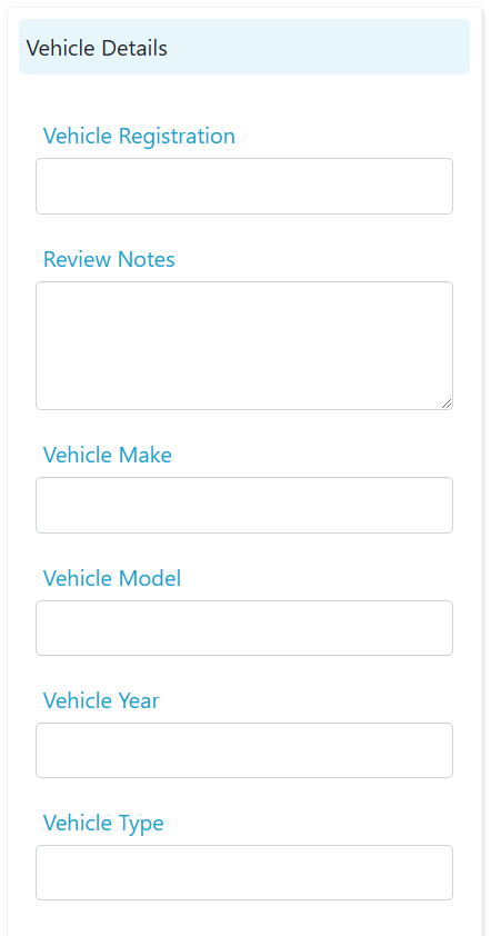 Vehicle details