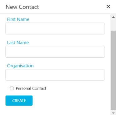 New contact form