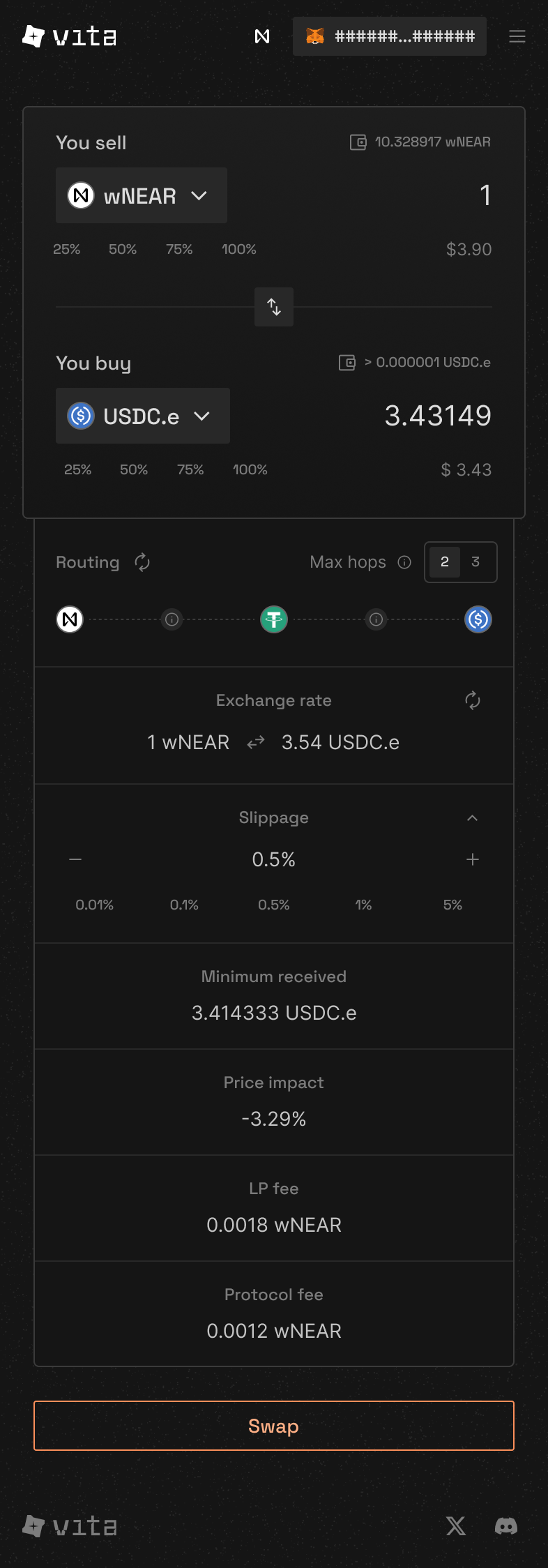 Mobile swap interface