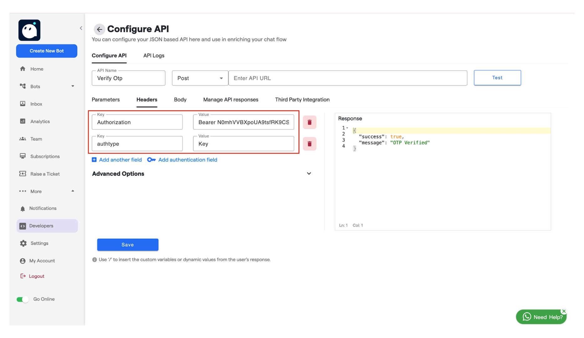 240 Chatbot User Authentication Converse Resource C 11 Pn