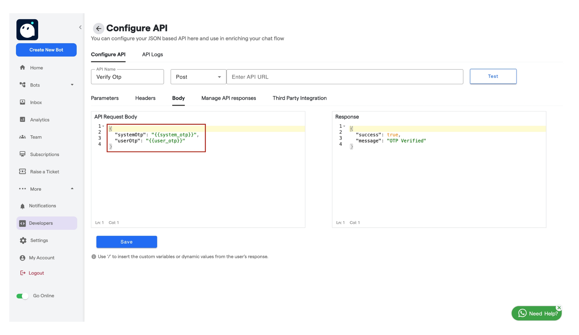 240 Chatbot User Authentication Converse Resource C 12 Pn