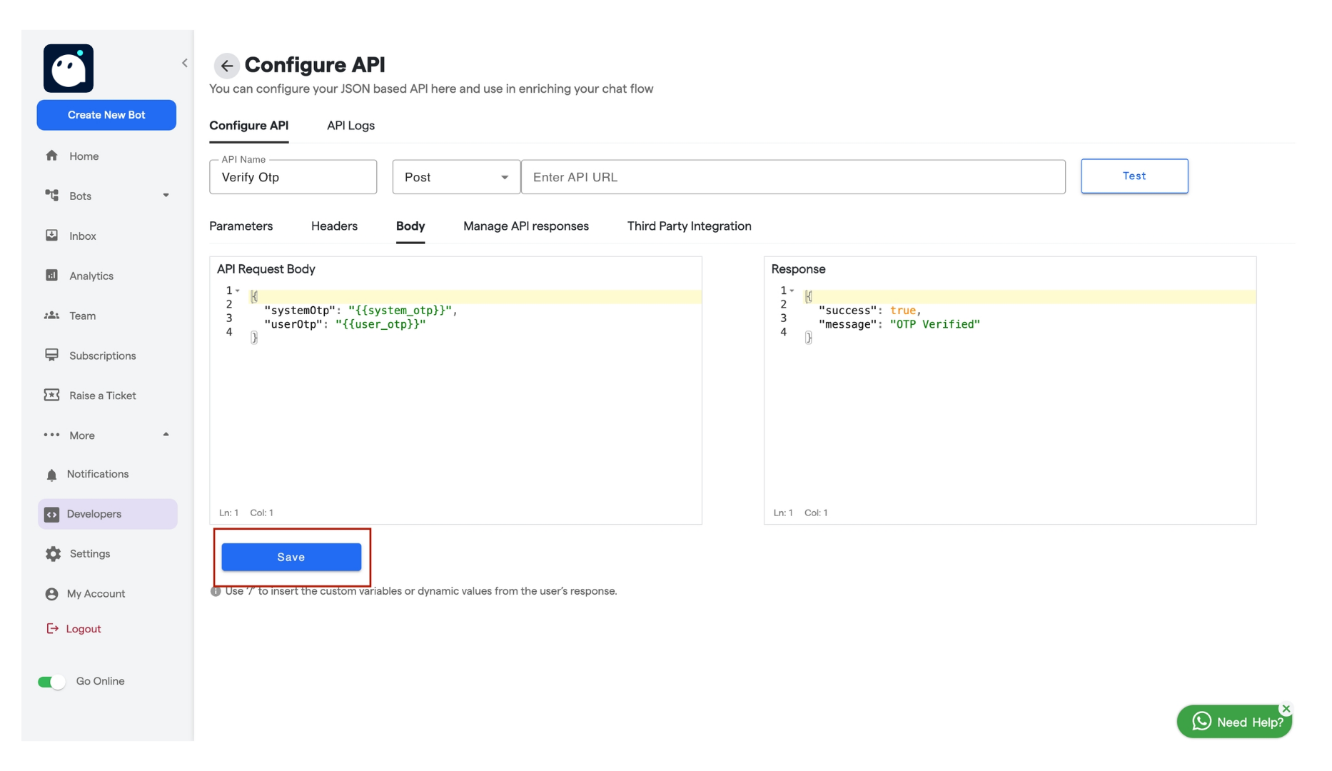 240 Chatbot User Authentication Converse Resource C 13 Pn