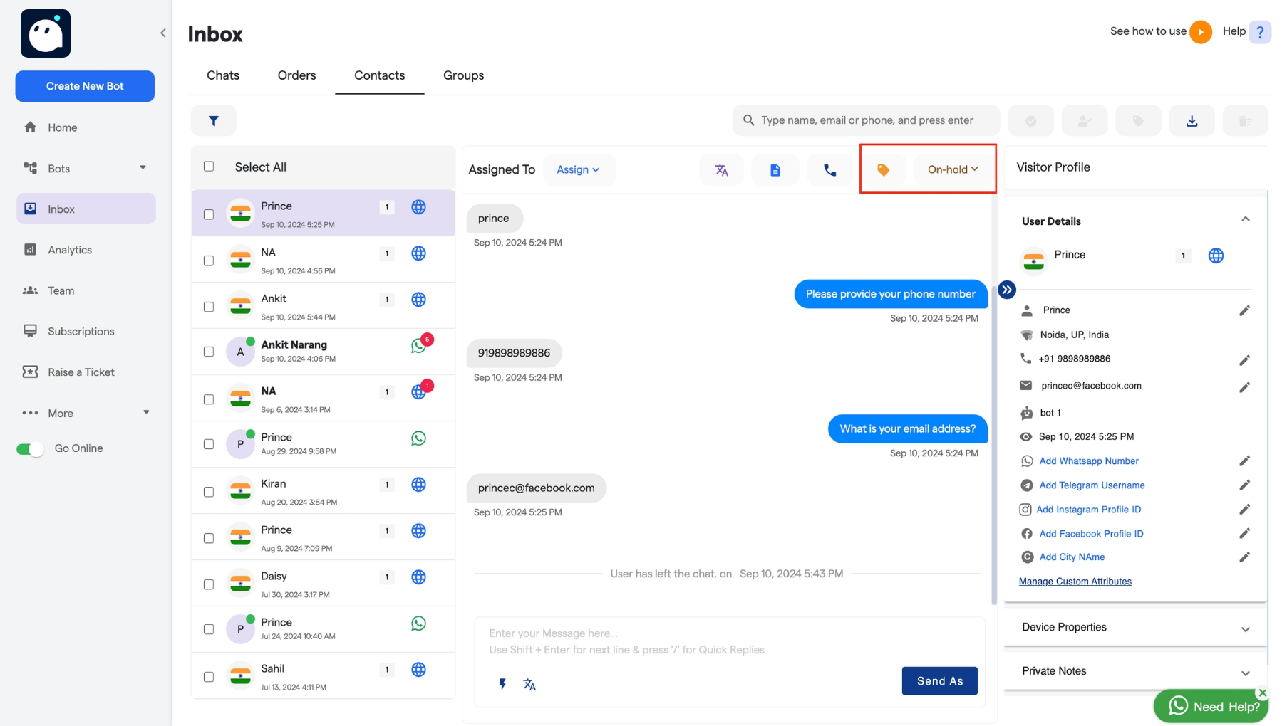 173 Contacts Converse Resource Centre 9 Pn