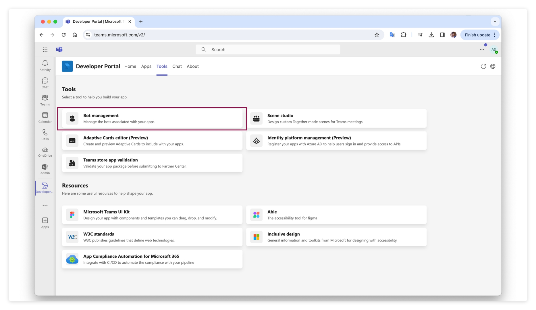 11 Microsoft Teams Bot Converse Resource Centre 2 Pn