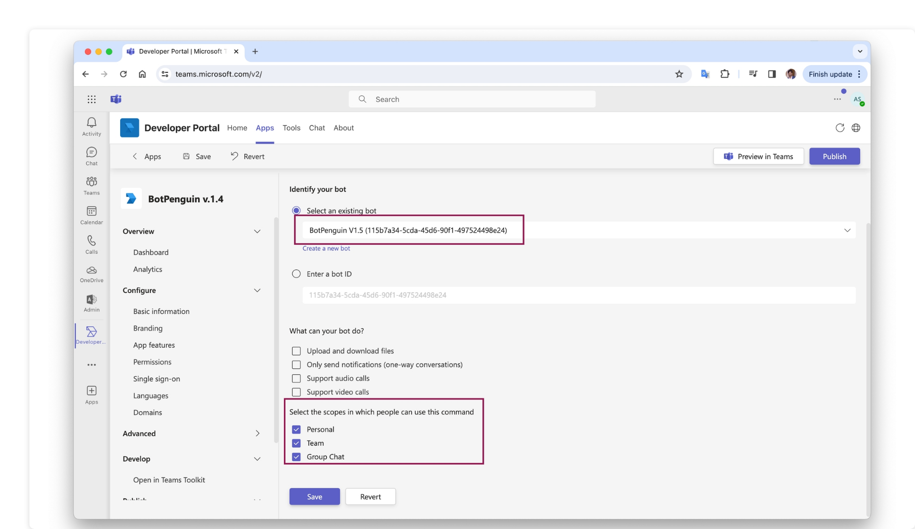 11 Microsoft Teams Bot Converse Resource Centre 8 Pn