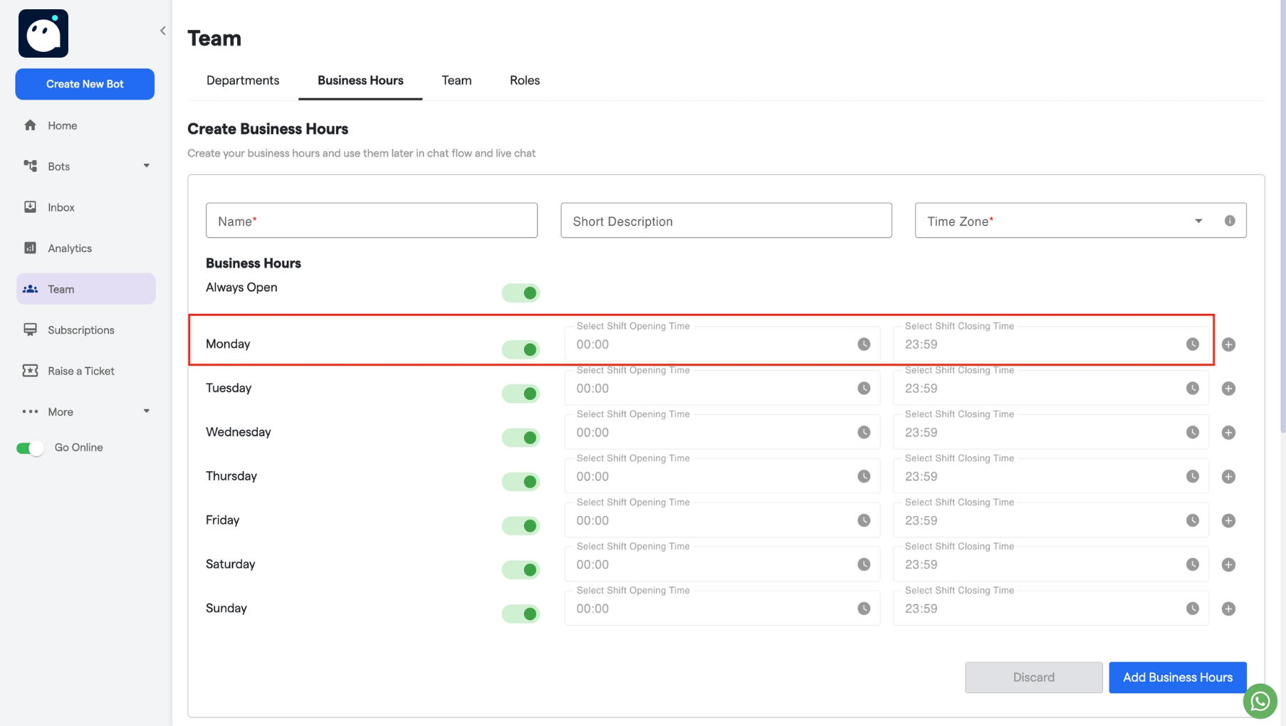 182 Business Hours Converse Resource Centre 3 Pn