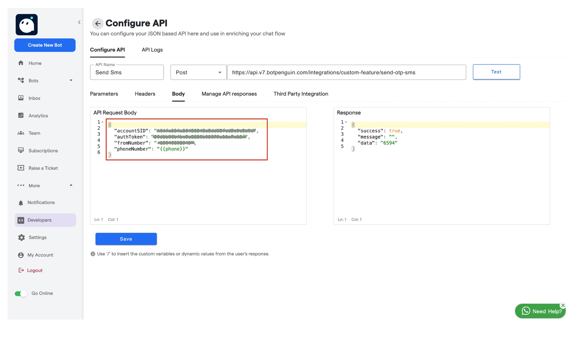 240 Chatbot User Authentication Converse Resource C 6 Pn