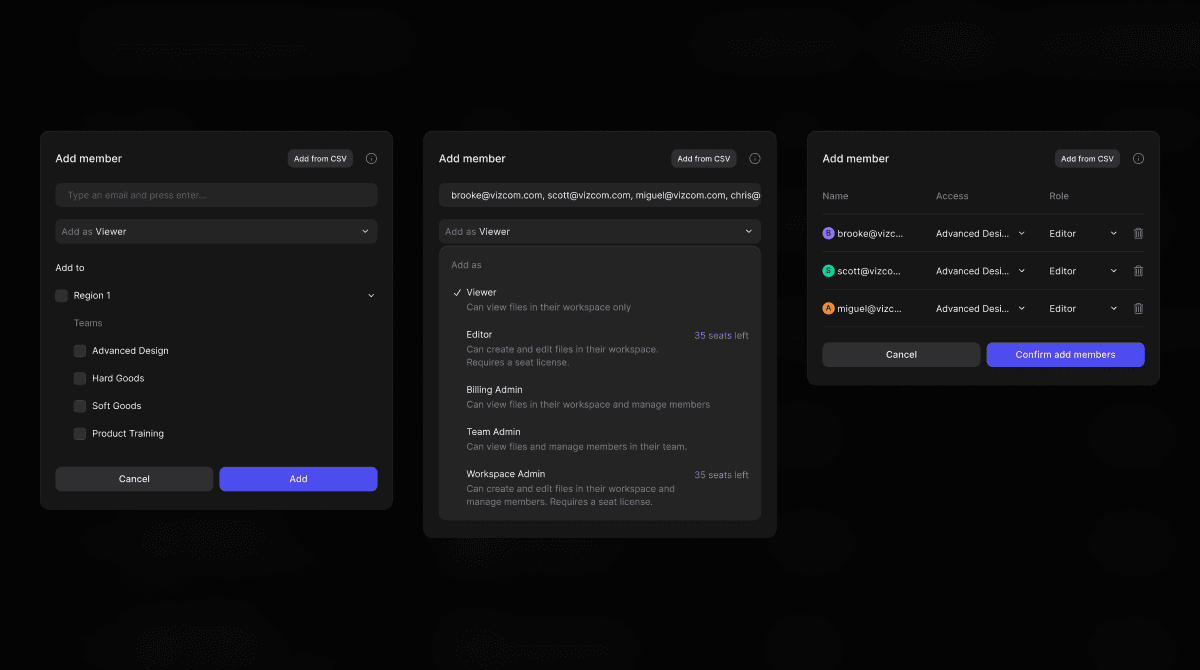 Manage Members - Vizcom Docs
