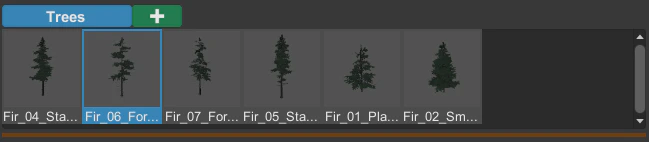 Terrain Object Renderer prototype groups.