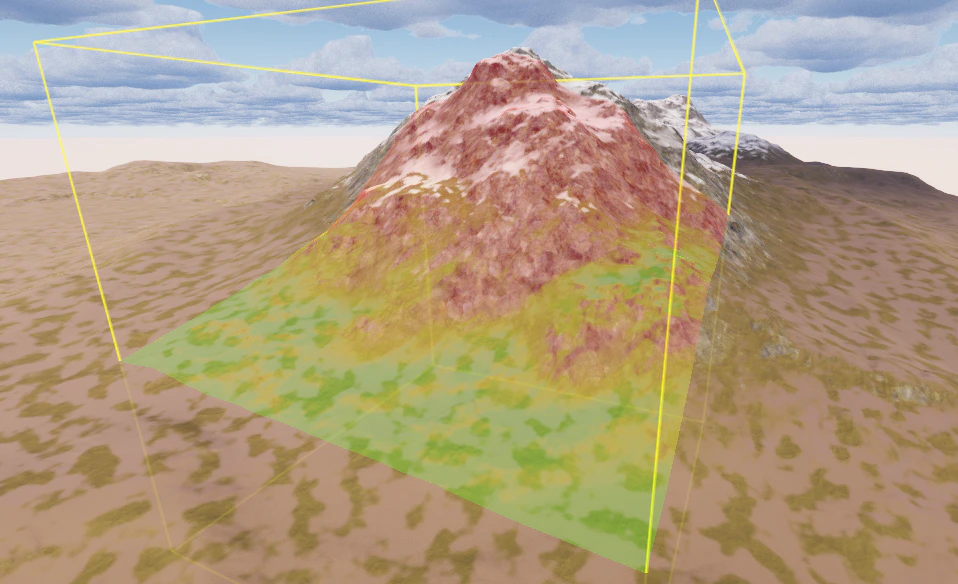 Terrain Spawner Auto Respawn settings in the inspector.