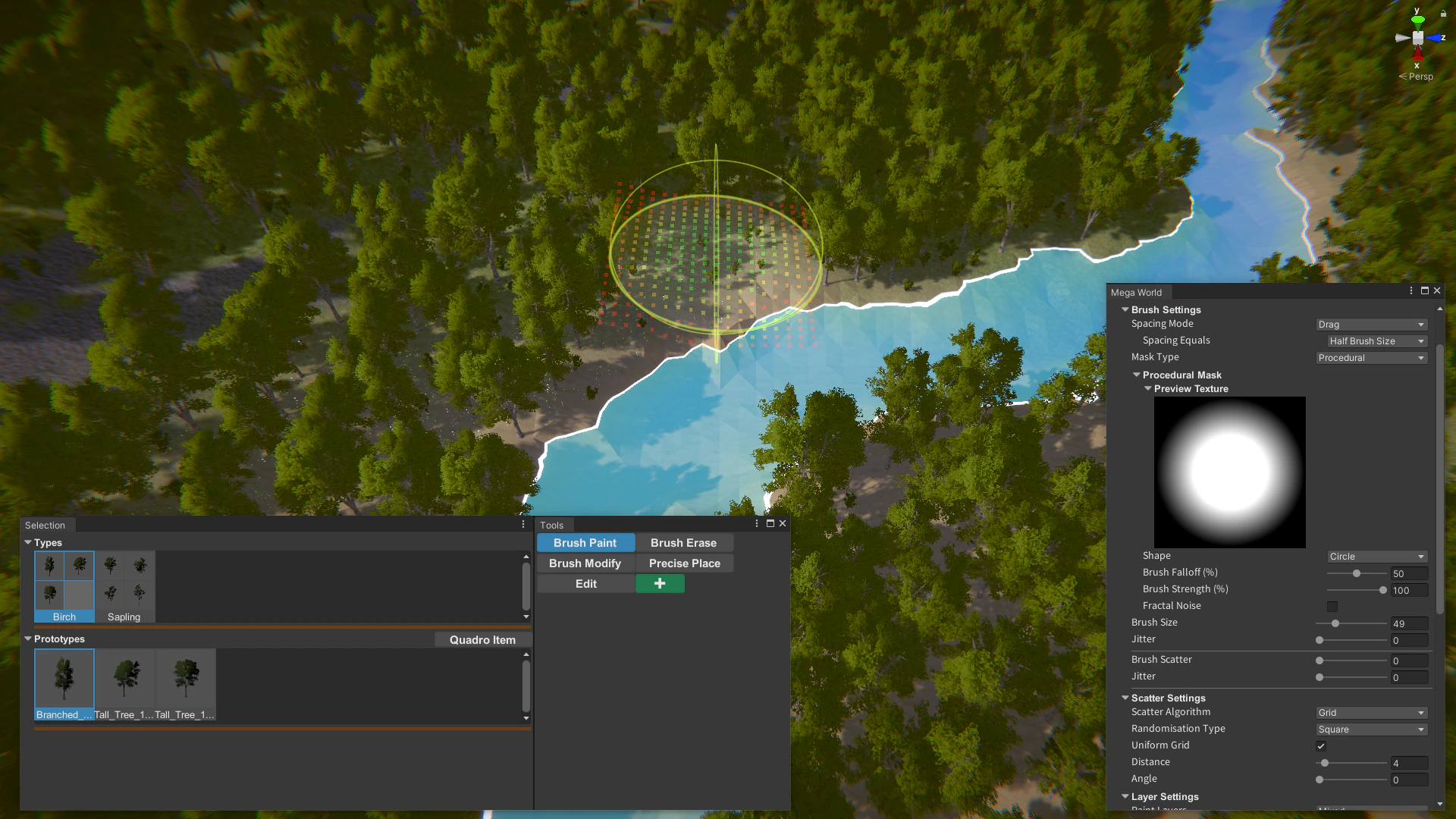MegaWorld main window layout.
