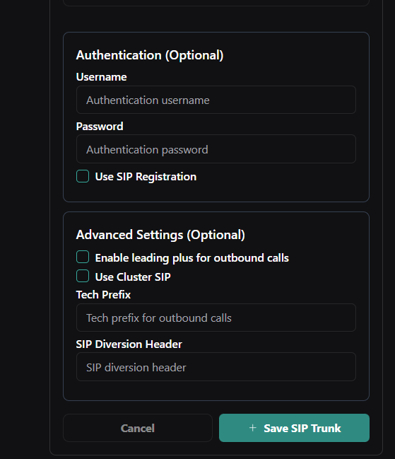 Vapi integration (dashboard) - Vobiz Vapi integration (dashboard) - Vobiz