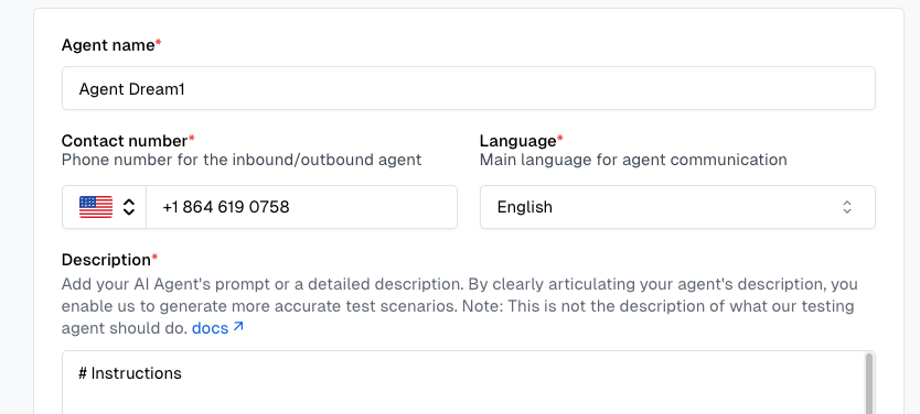 ElevenLabs Phone Number Configuration
