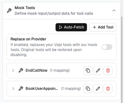 Mock Tools