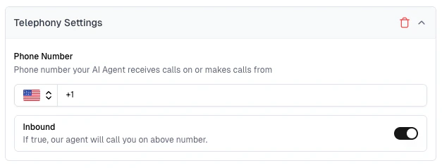 Telephony Settings