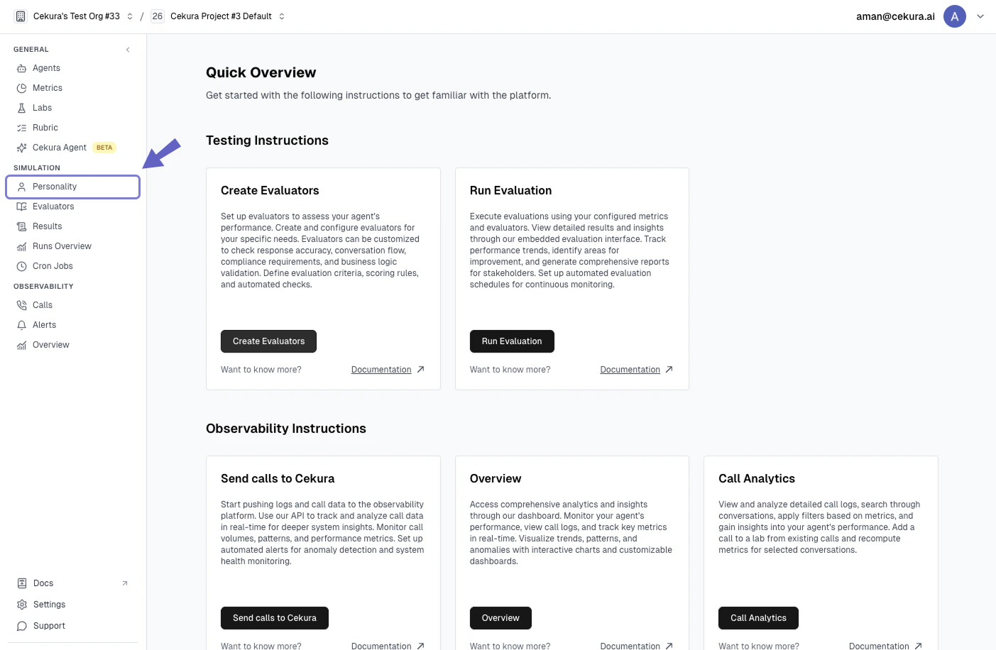 Personalities Page