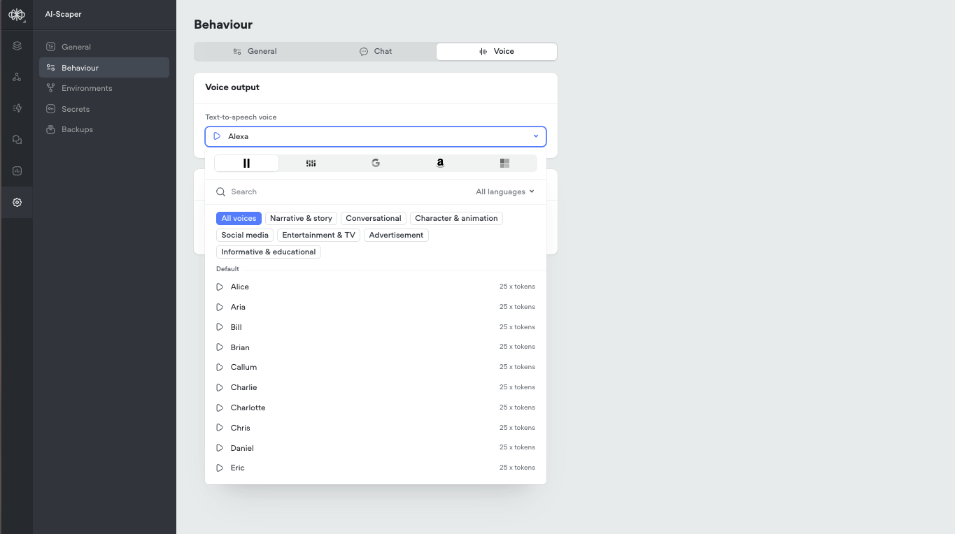 Function libraries, starter templates and ElevenLabs support