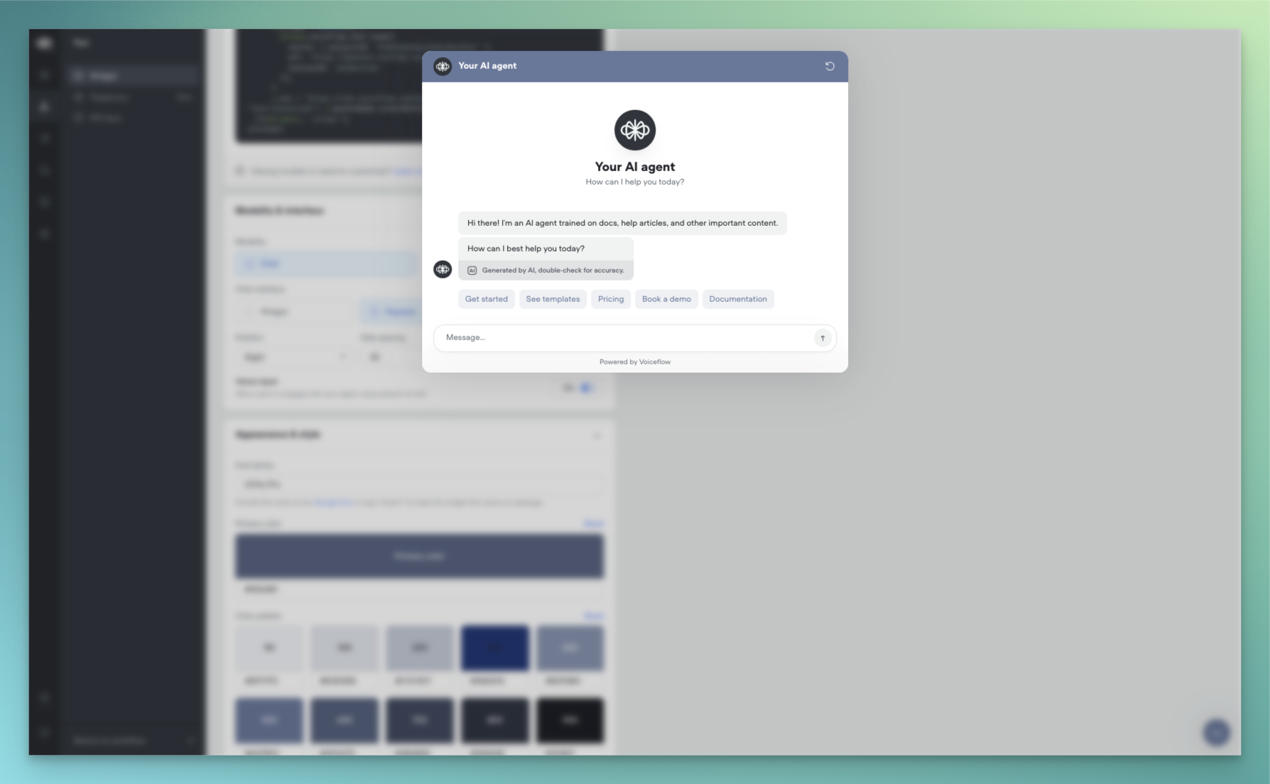 New AI-Native Webchat