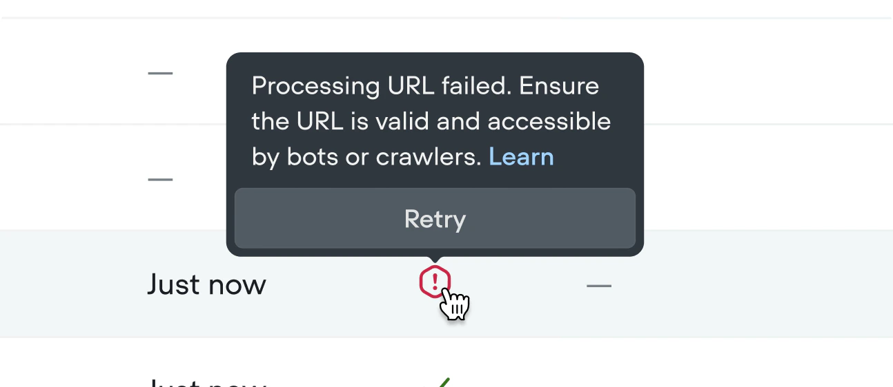 Error Importing Docs
