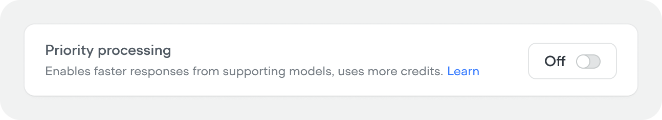 Priority Processing Docs