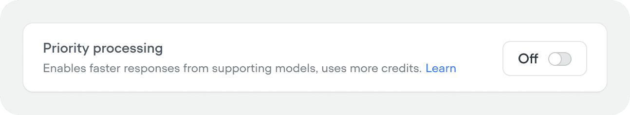 Priority Processing Docs