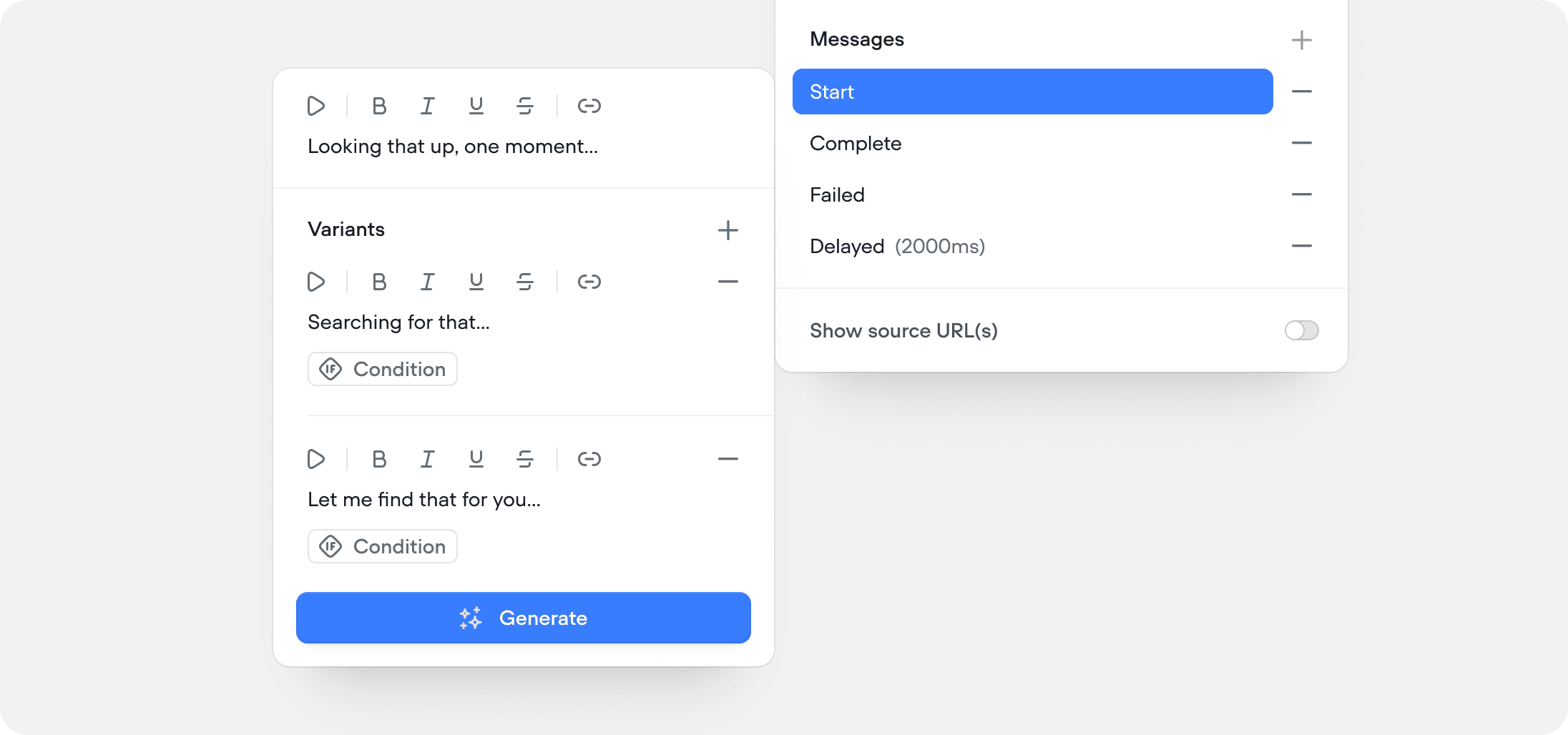 Tool Messages Docs