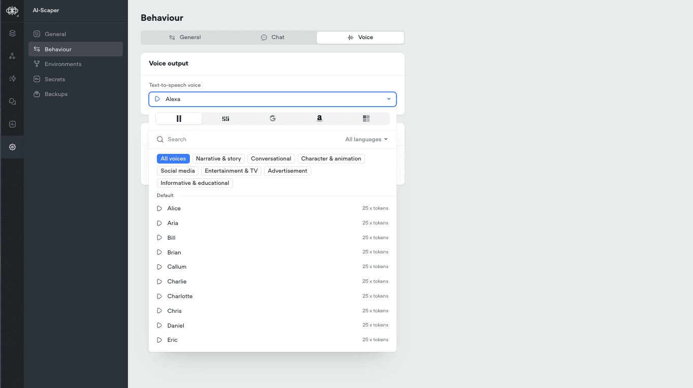 Function libraries, starter templates and ElevenLabs support