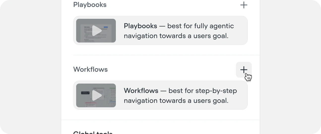 Adding Workflows Docs