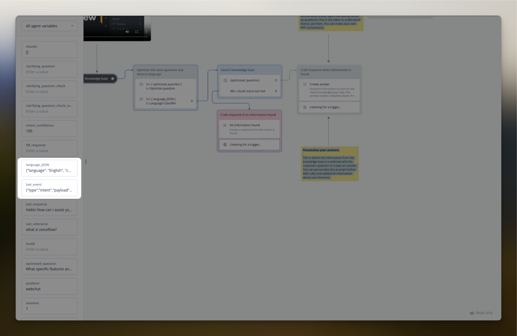 Prompt Sharing and Improved Variable Debugging