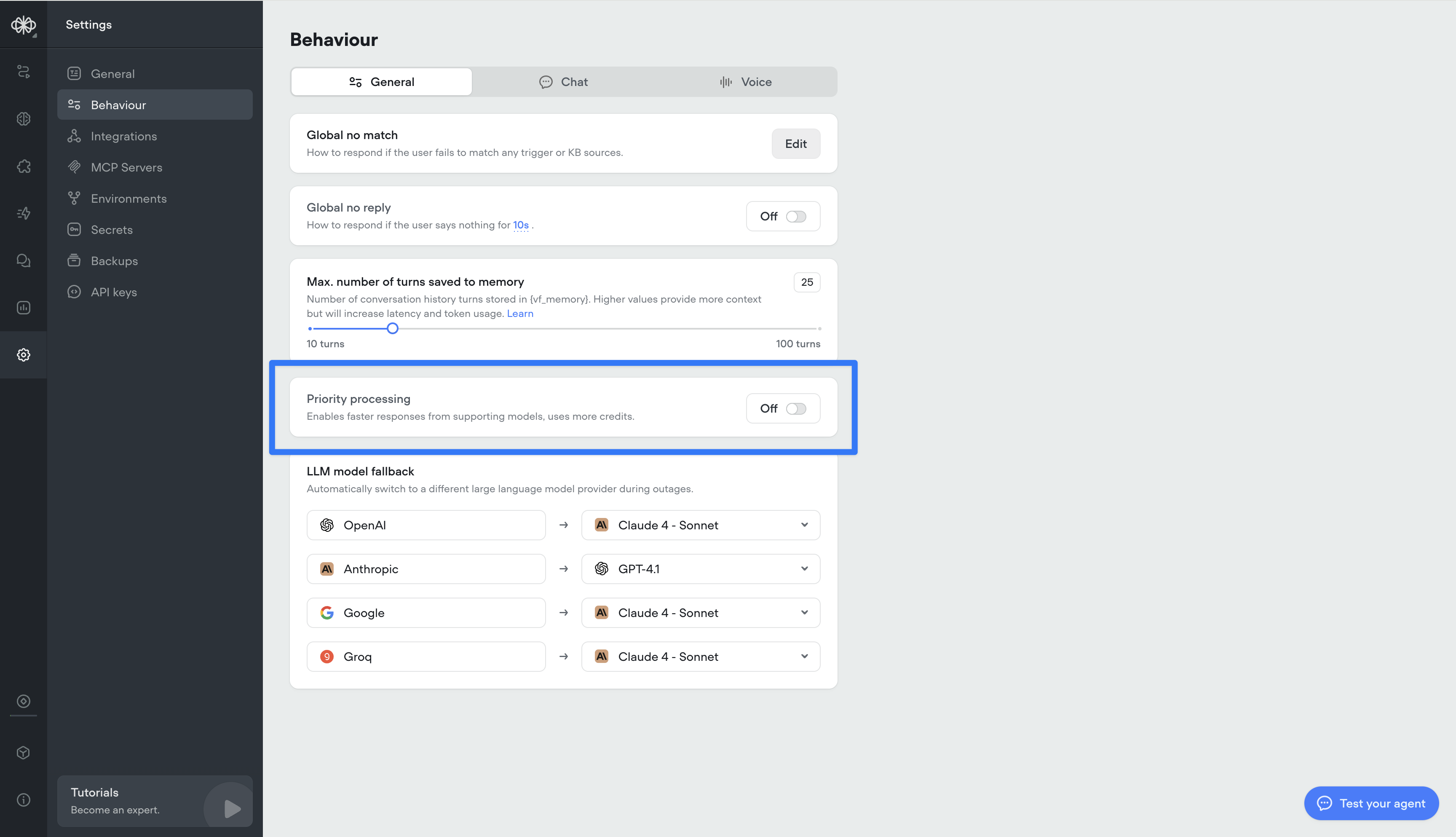 Priority processing for Open AI models