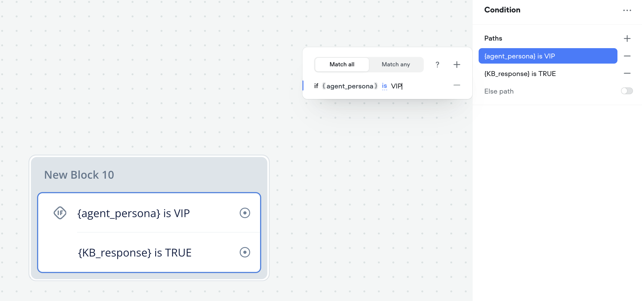 Condition Step Update