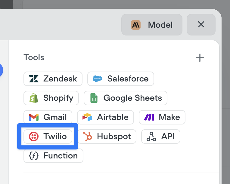 SMS messaging with Twilio tools