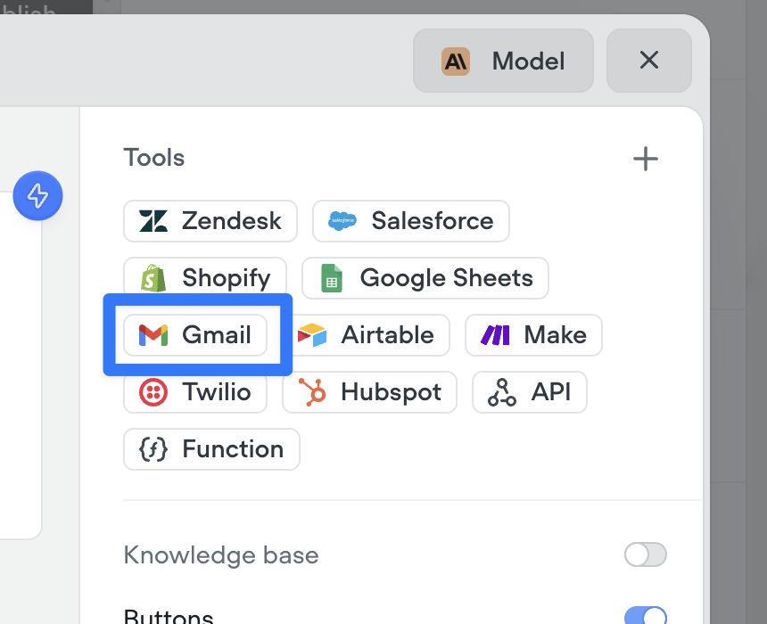 Gmail tools: let your AI agents send emails