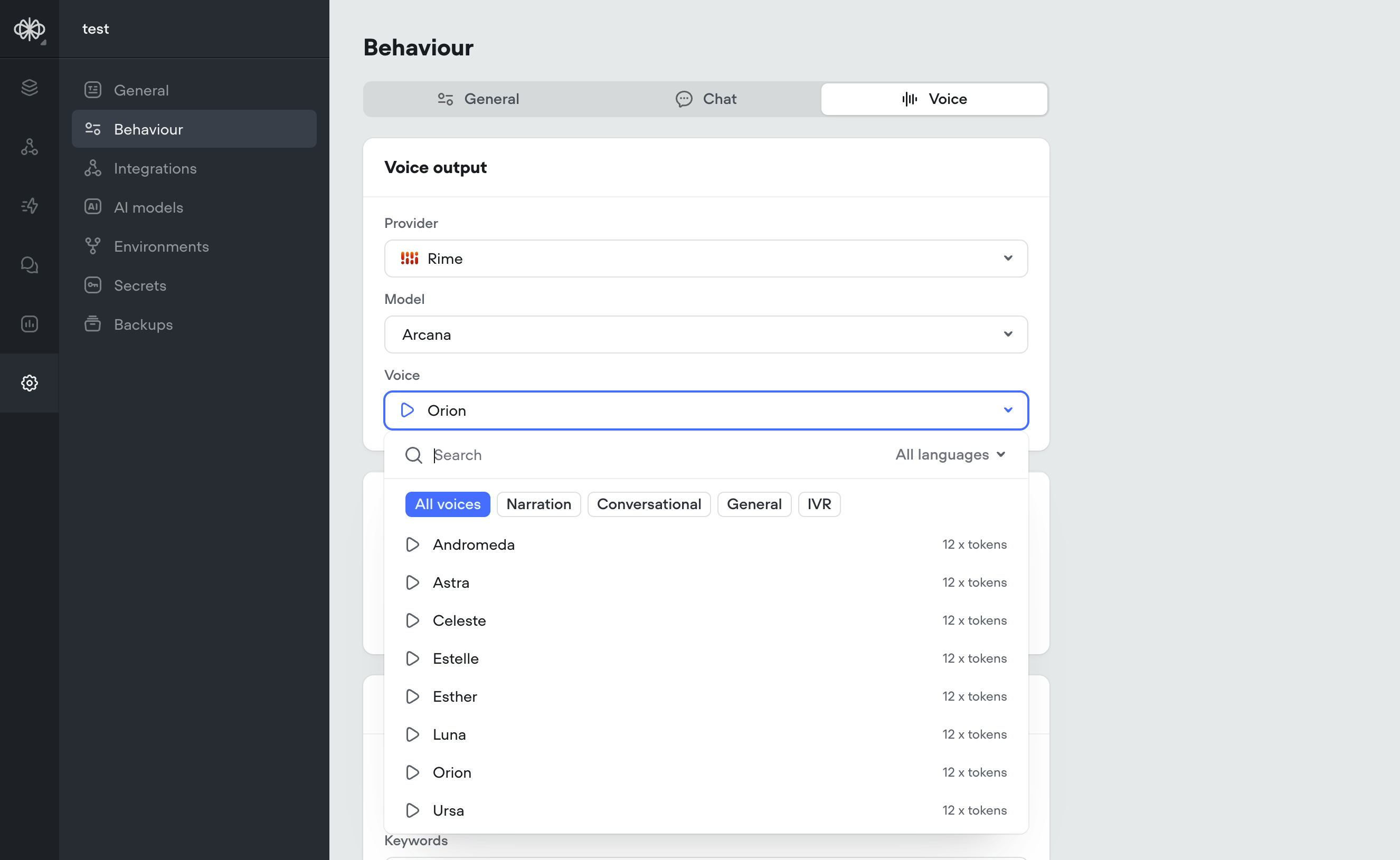Rimelabs Arcana Voices