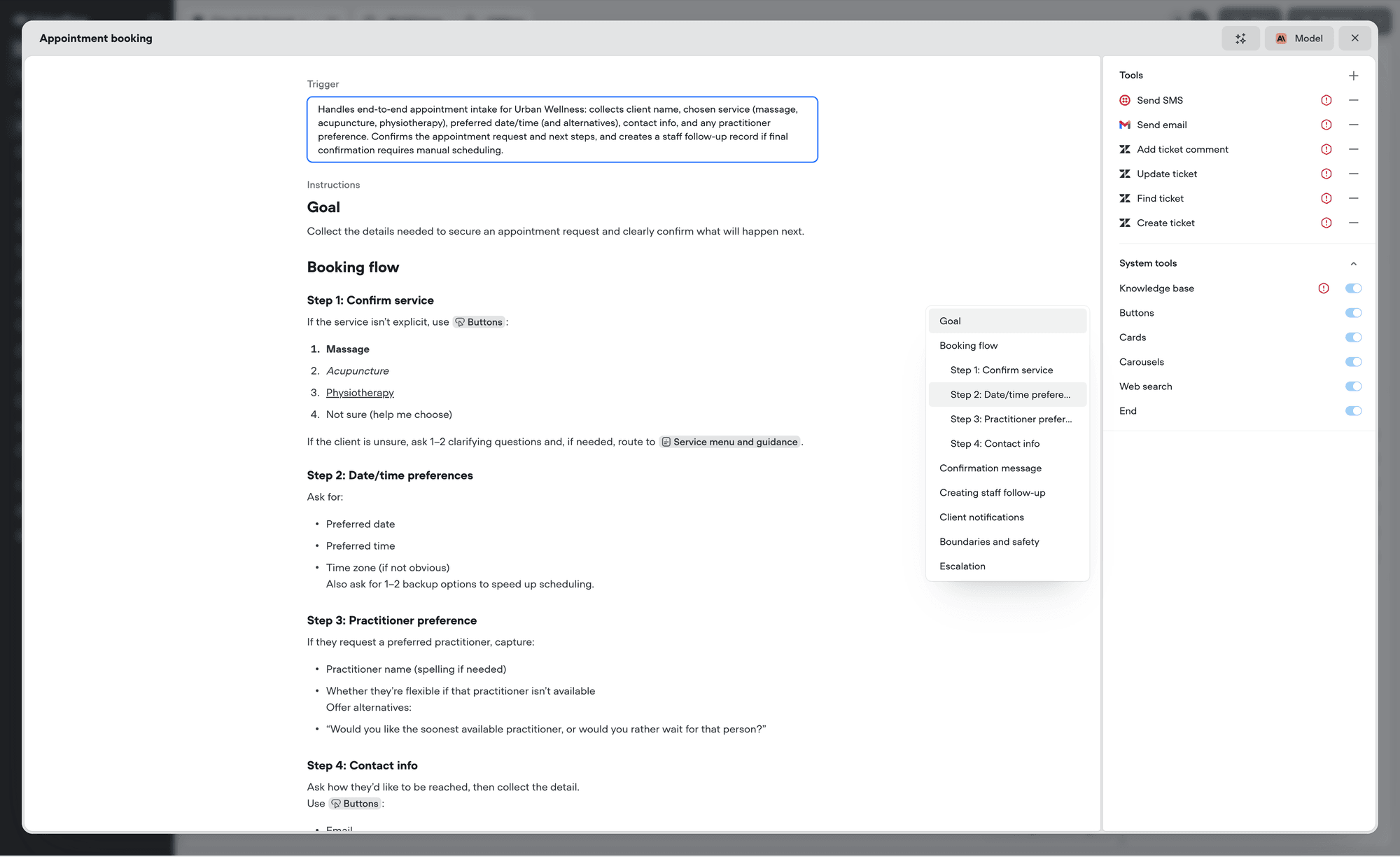 Editor Table Of Contents Docs