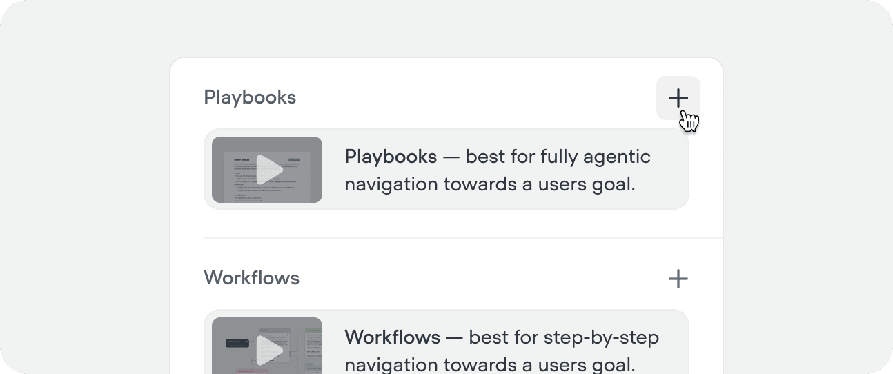 Adding Playbooks Docs