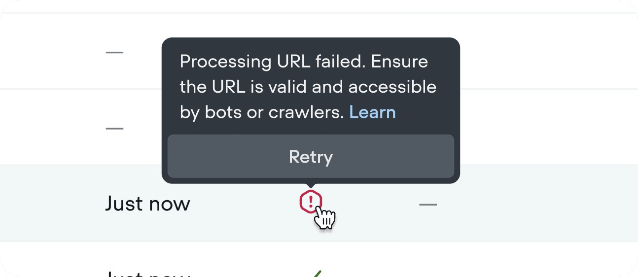 Error Importing Docs