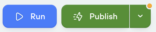 Pending changes indicator