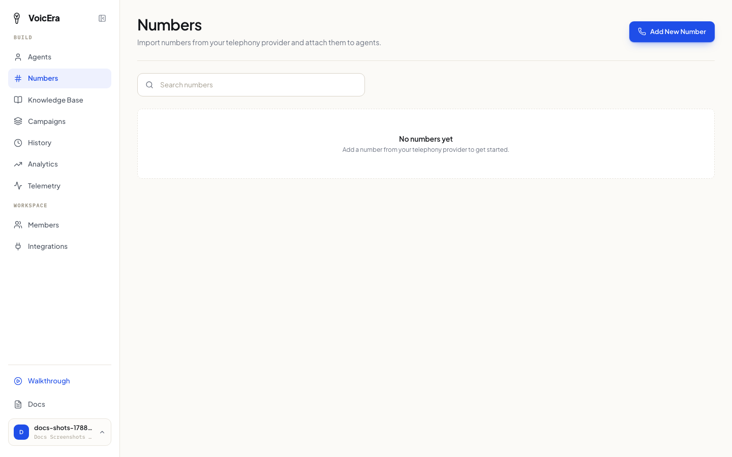 Numbers page