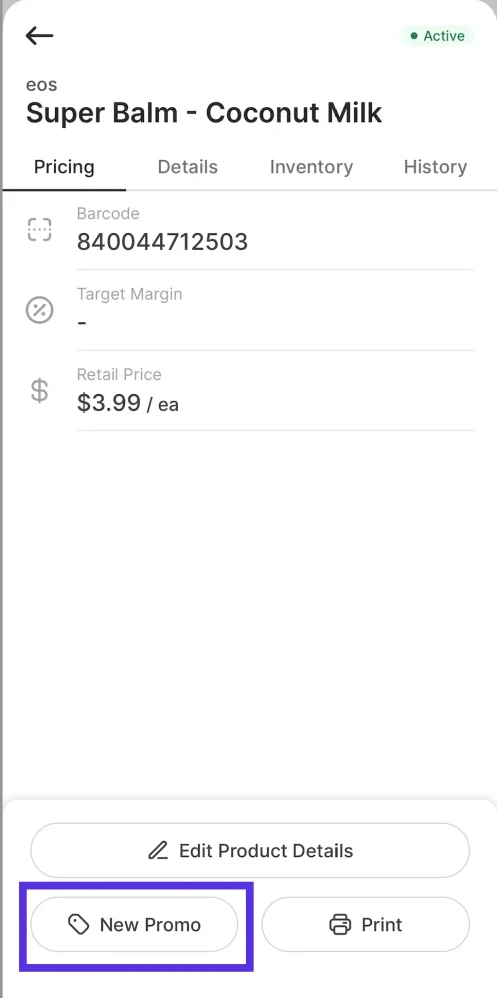 Products page in VoriOS