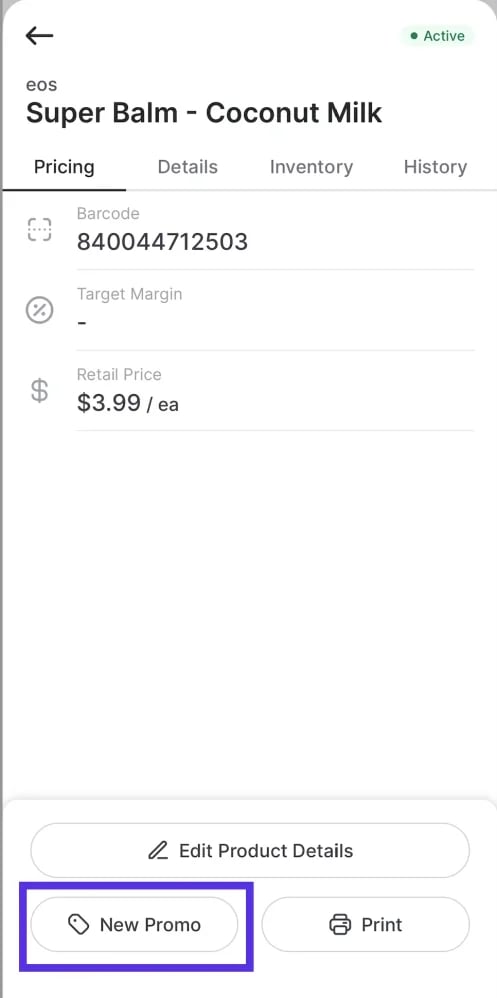 Products page in VoriOS