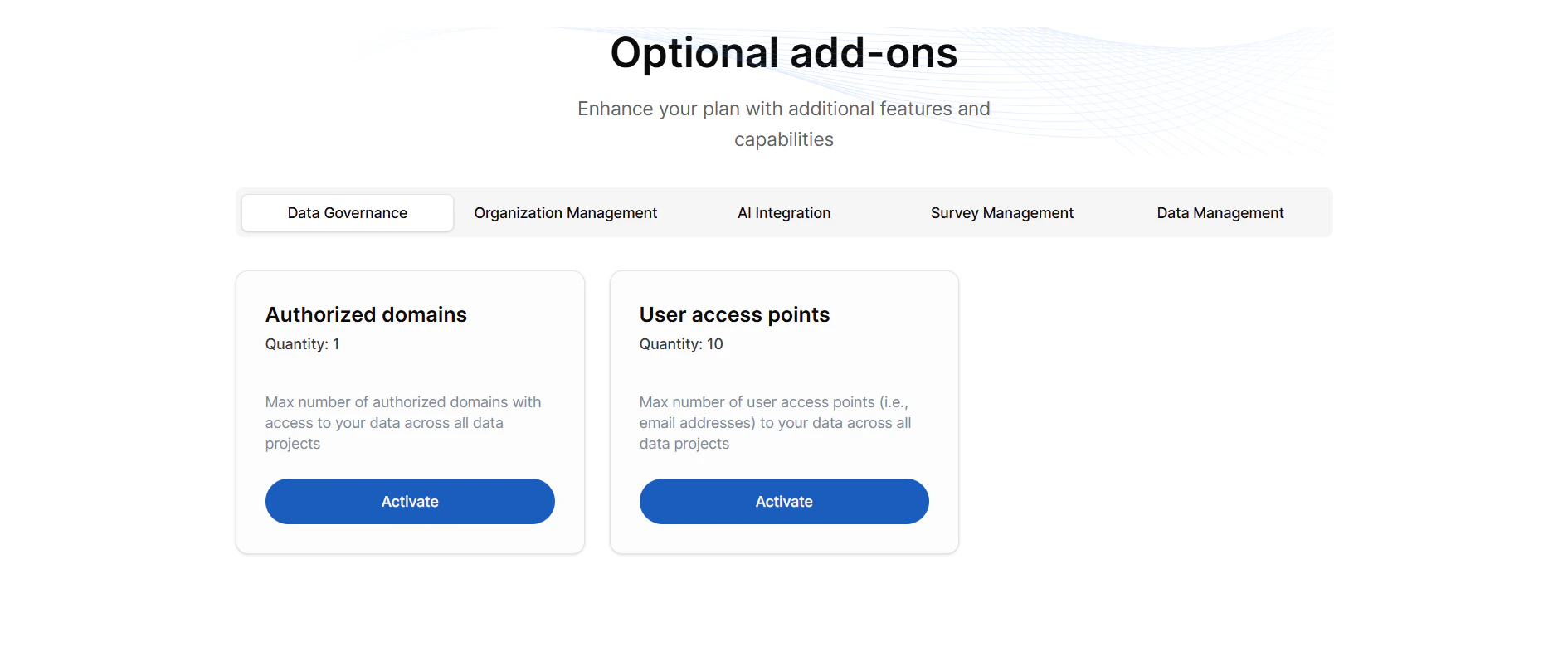 Add‑Ons