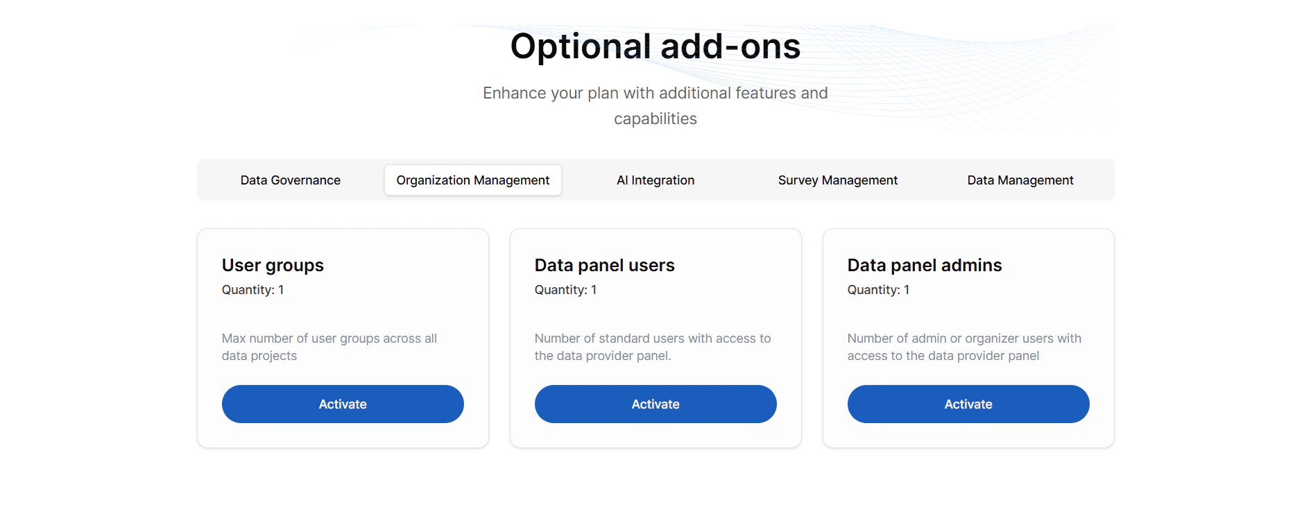 Add‑Ons