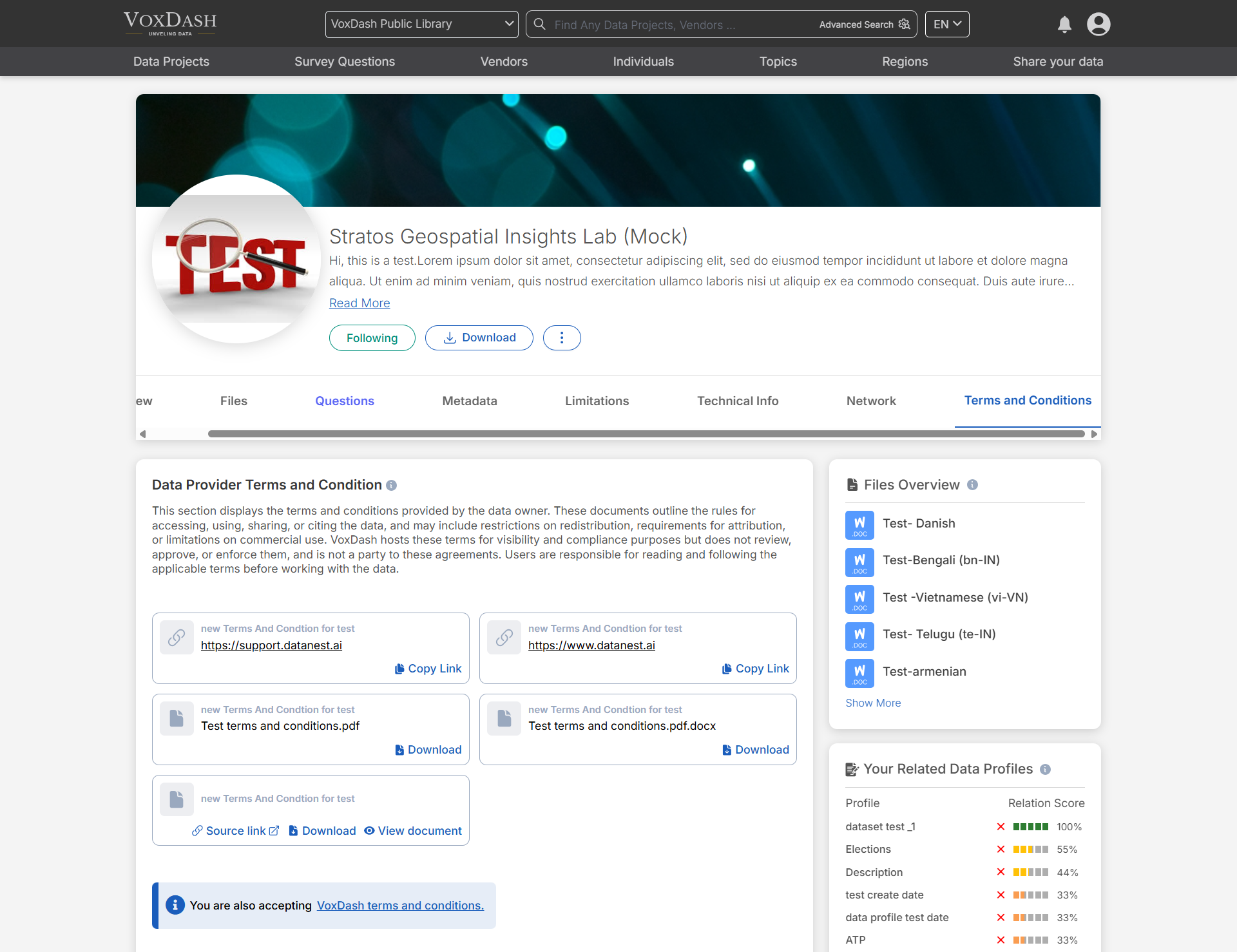 data-terms-and-conditions