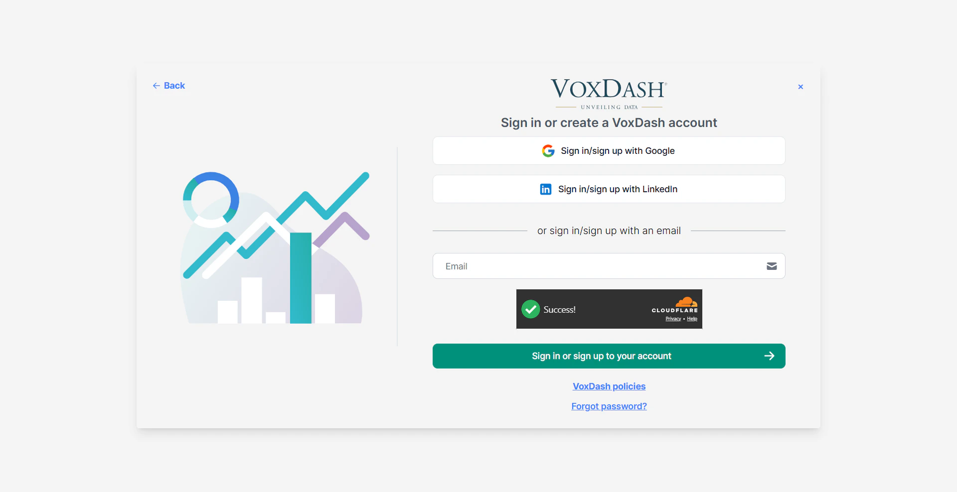 Login to VoxDash