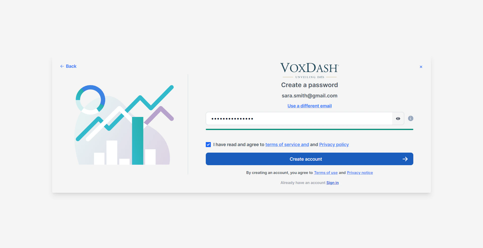 Login to VoxDash